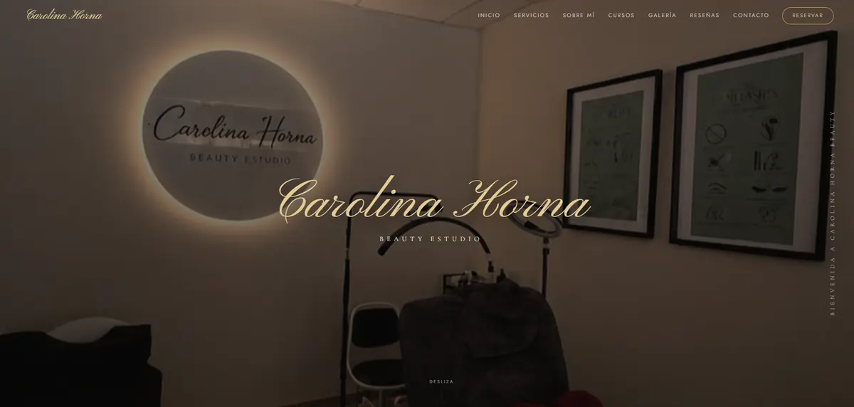 Web de Carolina Horna Beauty